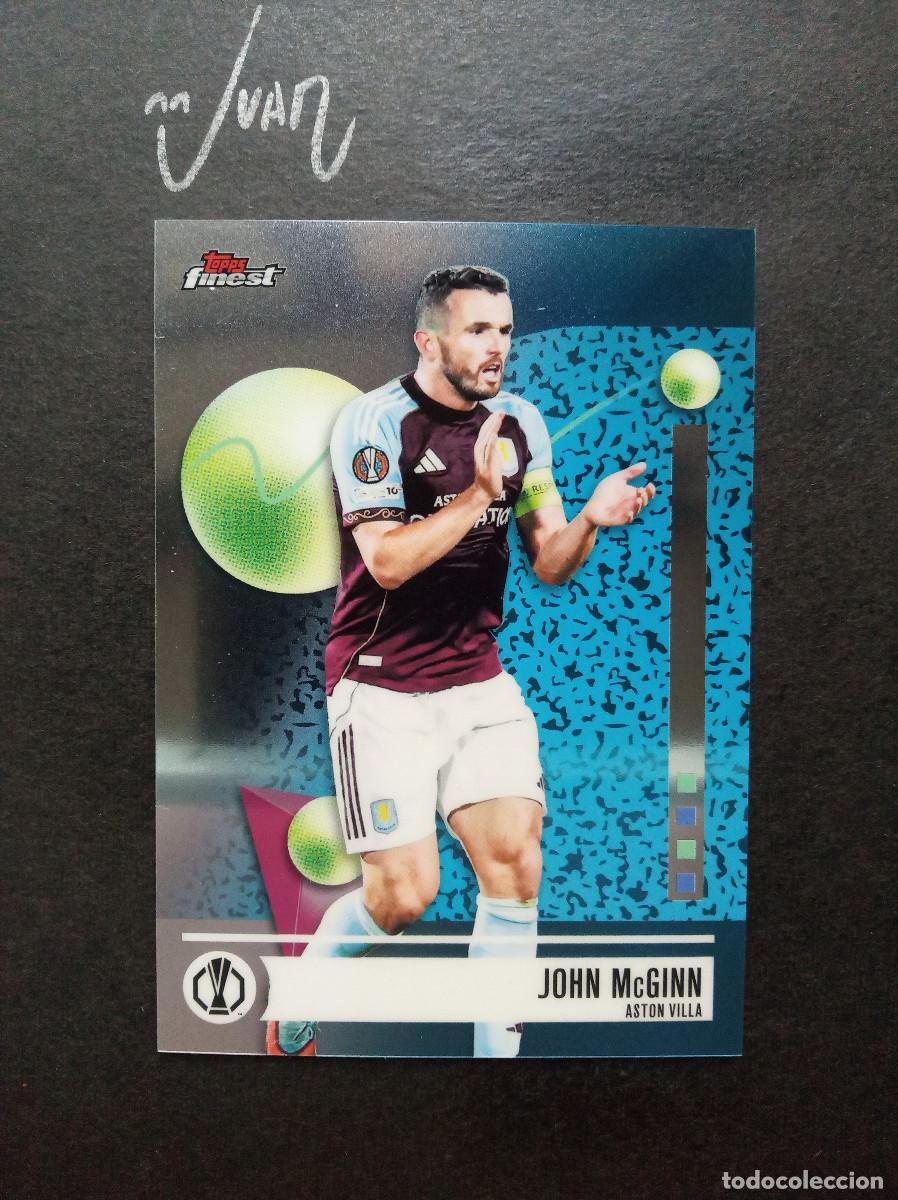 Cromos de f&uacute;tbol: N&ordm; 76 JOHN McGINN ASTON VILLA ESCOCIA ⚽ TOPPS &reg; FINEST UEFA CLUB COMPETITIONS 2025 2026 25 26