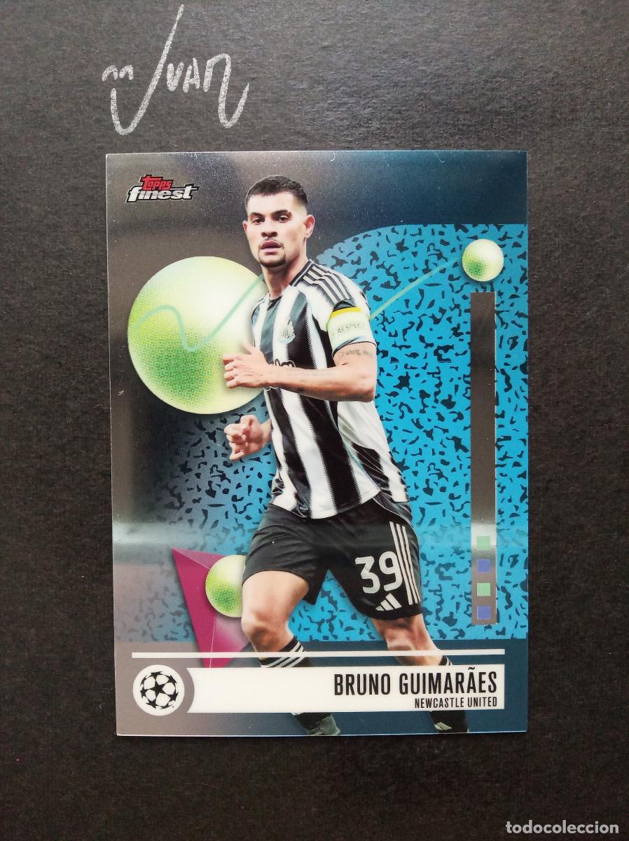 Cromos de f&uacute;tbol: N&ordm; 172 BRUNO GUIMARAES NEWCASTLE BRASIL ⚽ TOPPS &reg; FINEST UEFA CLUB COMPETITIONS 2025 2026 25 26