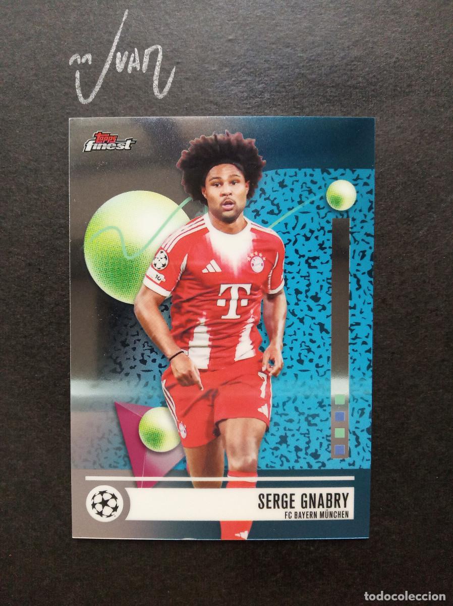 Cromos de f&uacute;tbol: N&ordm; 73 SERGE GNABRY BAYER MUNICH ALEMANIA ⚽ TOPPS &reg; FINEST UEFA CLUB COMPETITIONS 2025 2026 25 26