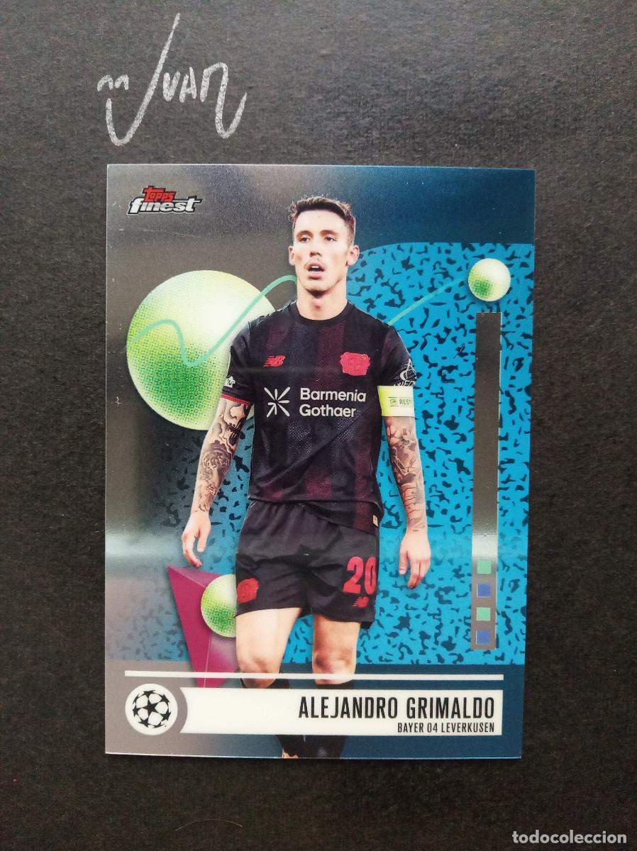 Cromos de f&uacute;tbol: N&ordm; 62 GRIMALDO BAYER LEVERKUSEN ESPA&Ntilde;A ⚽ TOPPS &reg; FINEST UEFA CLUB COMPETITIONS 2025 2026 25 26