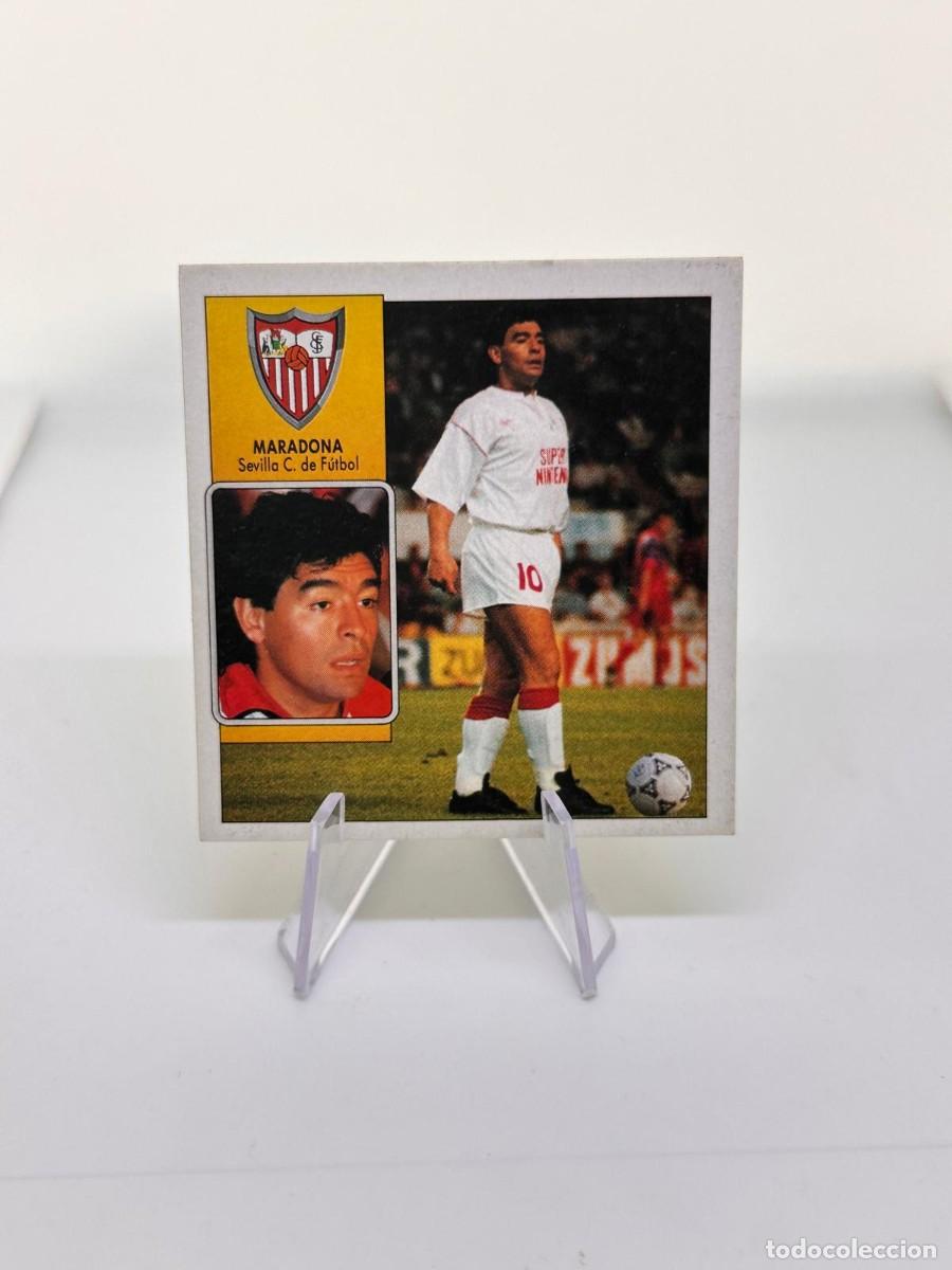 Cromos de f&uacute;tbol: Rookie Diego Maradona Ediciones ESTE Liga 92 93 Sevilla Futbol 1&ordf; divisi&oacute;n