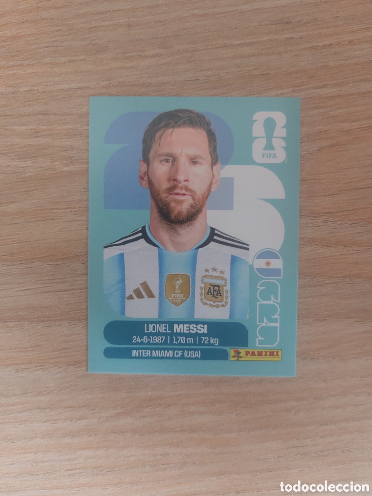 Cromos de f&uacute;tbol: ARG 17 ARG17 LIONEL MESSI ARGENTINA PANINI FIFA MUNDIAL WORLD CUP 26 2026 STICKER