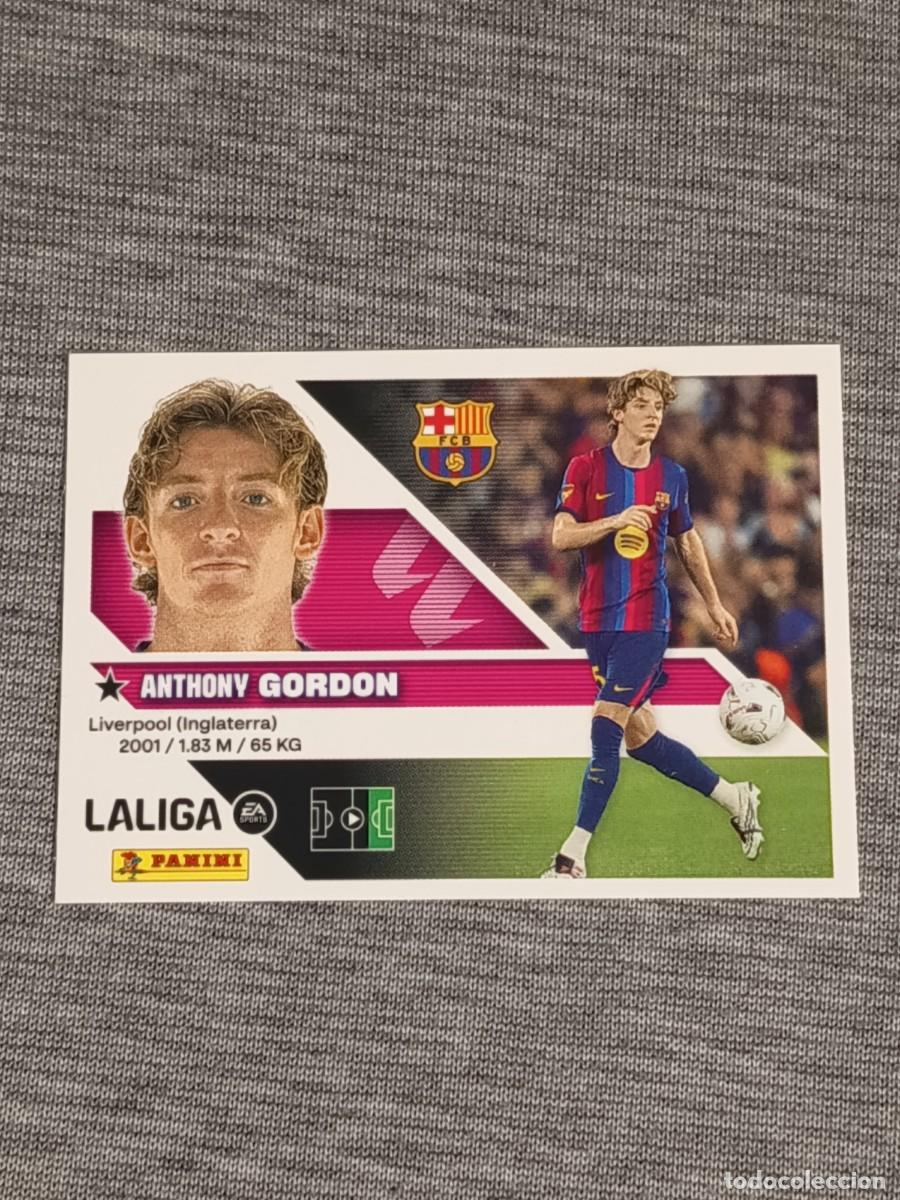 Cromos de f&uacute;tbol: Liga este 26 27 Panini GORDON FICHAJE 24 BARCELONA nuevo