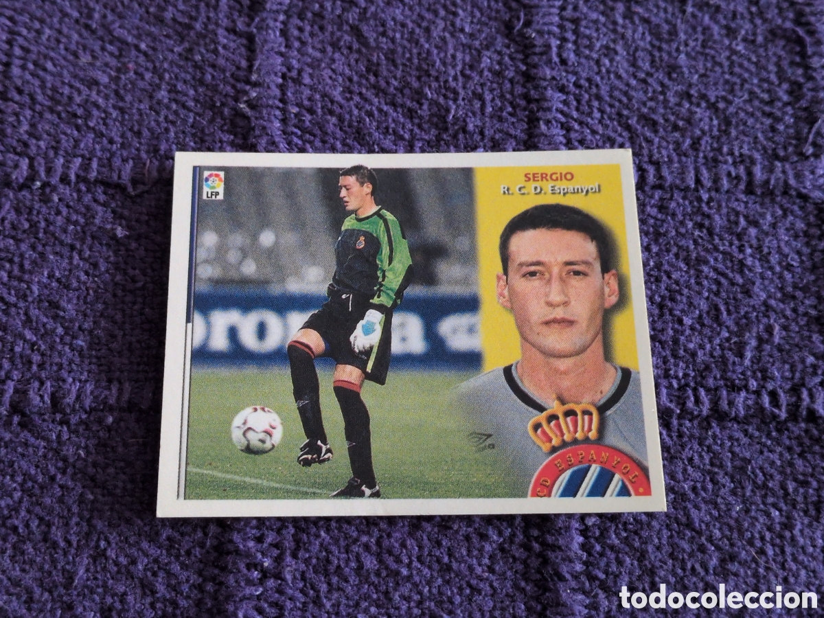 Figurine di Calcio: CROMO SERGIO ESPA&Ntilde;OL COLOCA LIGA ESTE 02-03 2002-03 SIN PEGAR NUNCA PEGADO