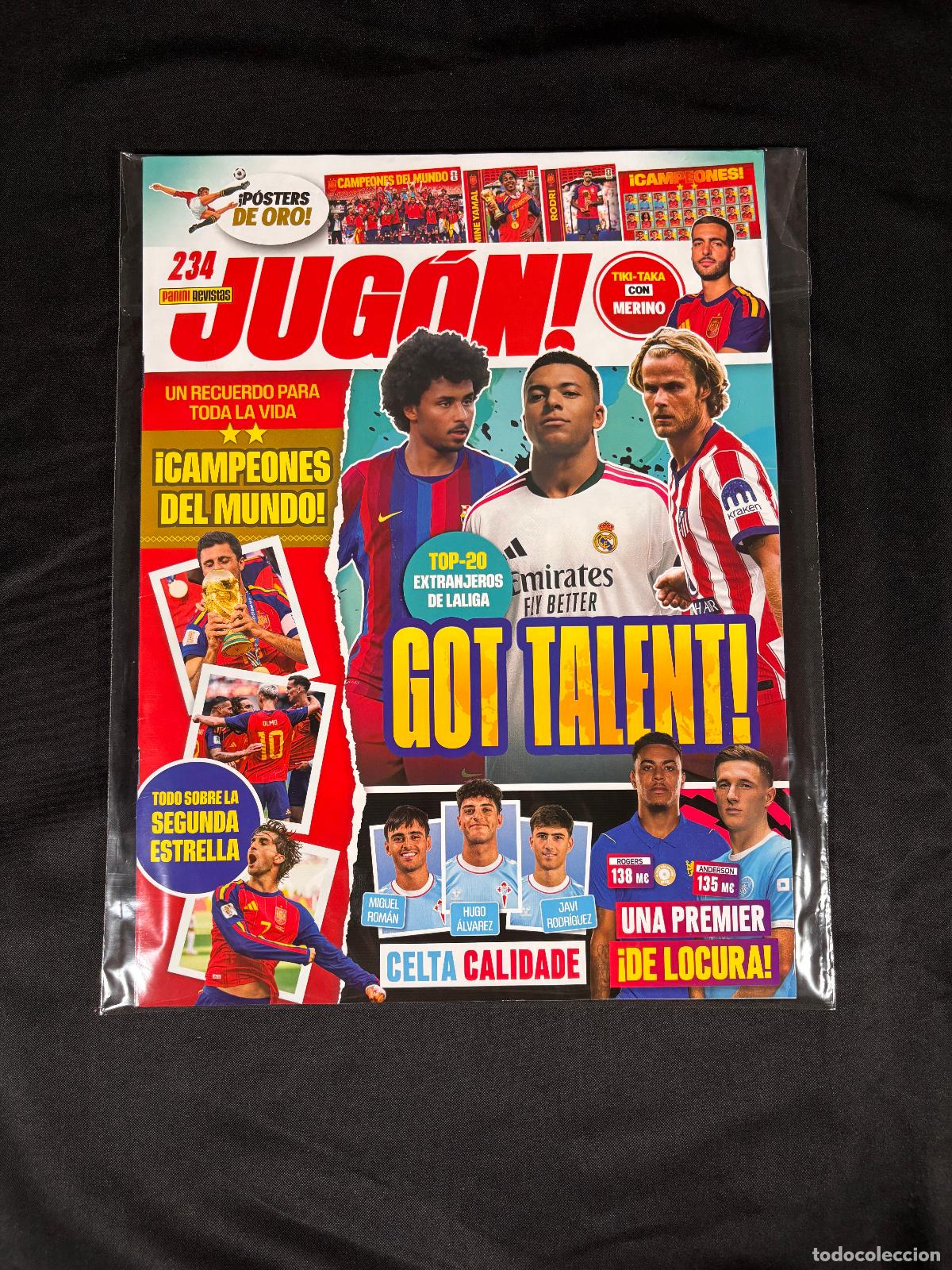 Fu&szlig;ball-Sticker: Revista Jug&oacute;n N&ordm; 234 &ndash; Lamine Yamal &ndash; Espa&ntilde;a Campeones &ndash; Panini