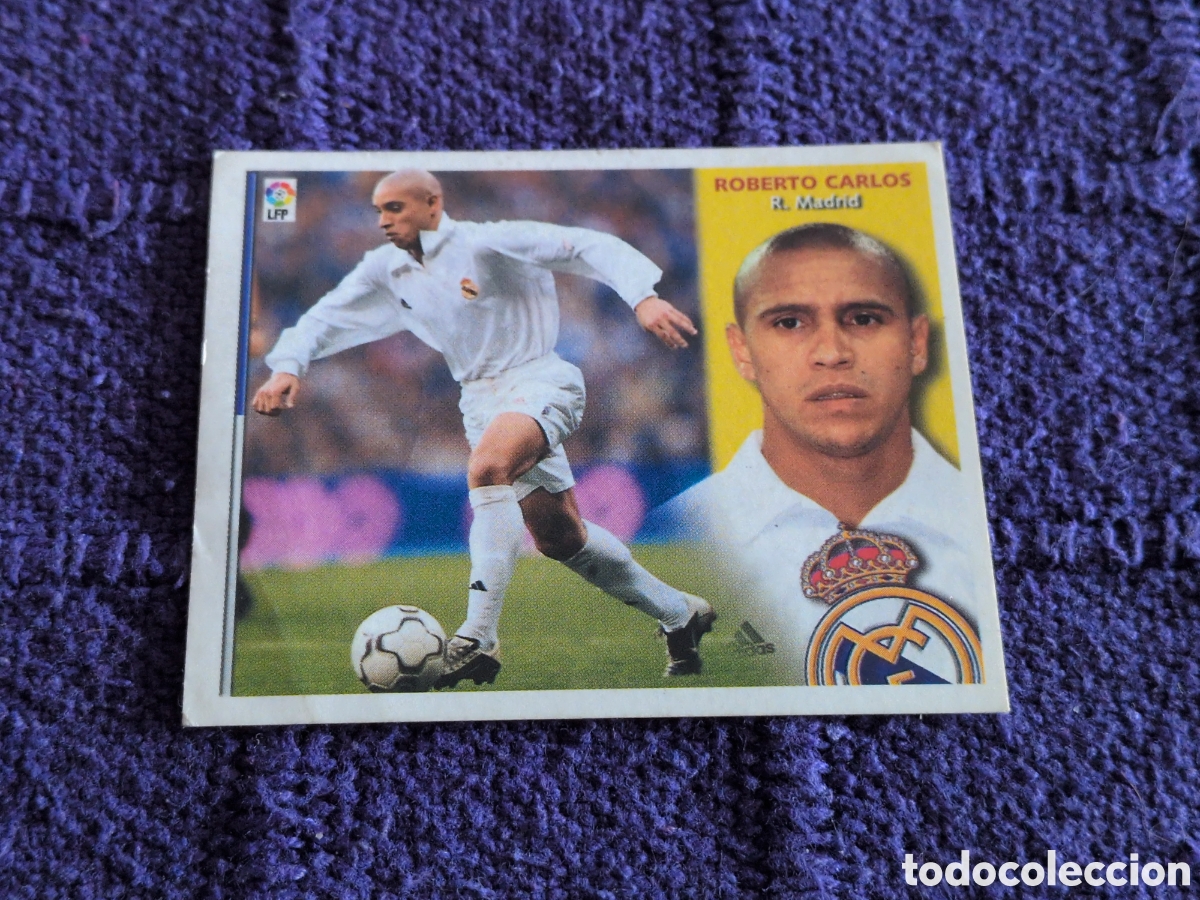 Cartes &agrave; collectionner de Football: ROBERTO CARLOS REAL MADRID LIGA ESTE 2002/2003 02 03 NUNCA PEGADO SIN PEGAR