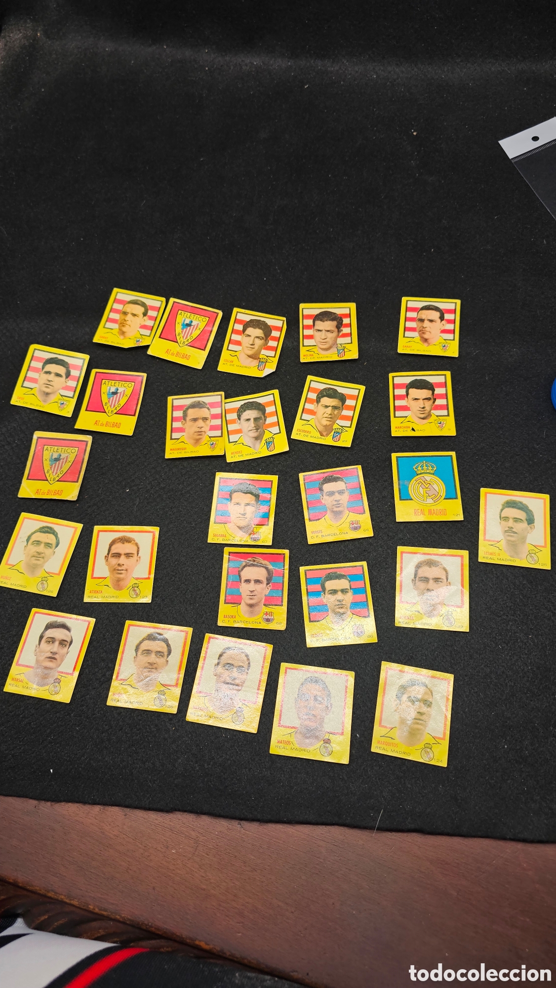 Cromos de Futebol: Lote de cromos antiguos de f&uacute;tbol variado