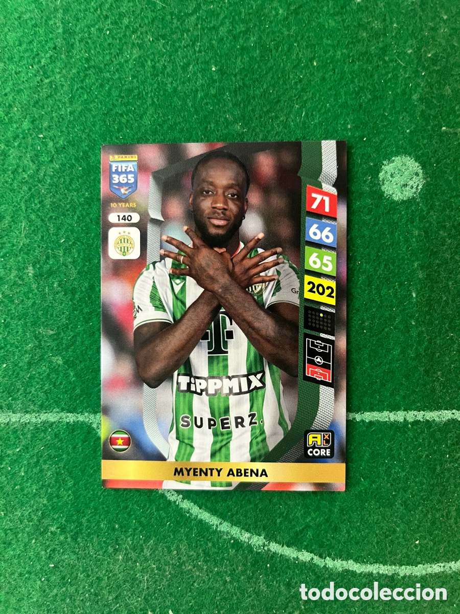 Figurine di Calcio: 140 MYENTY ABENA FERENCVAROS ADRENALYN FIFA 365 2024 2025 PANINI