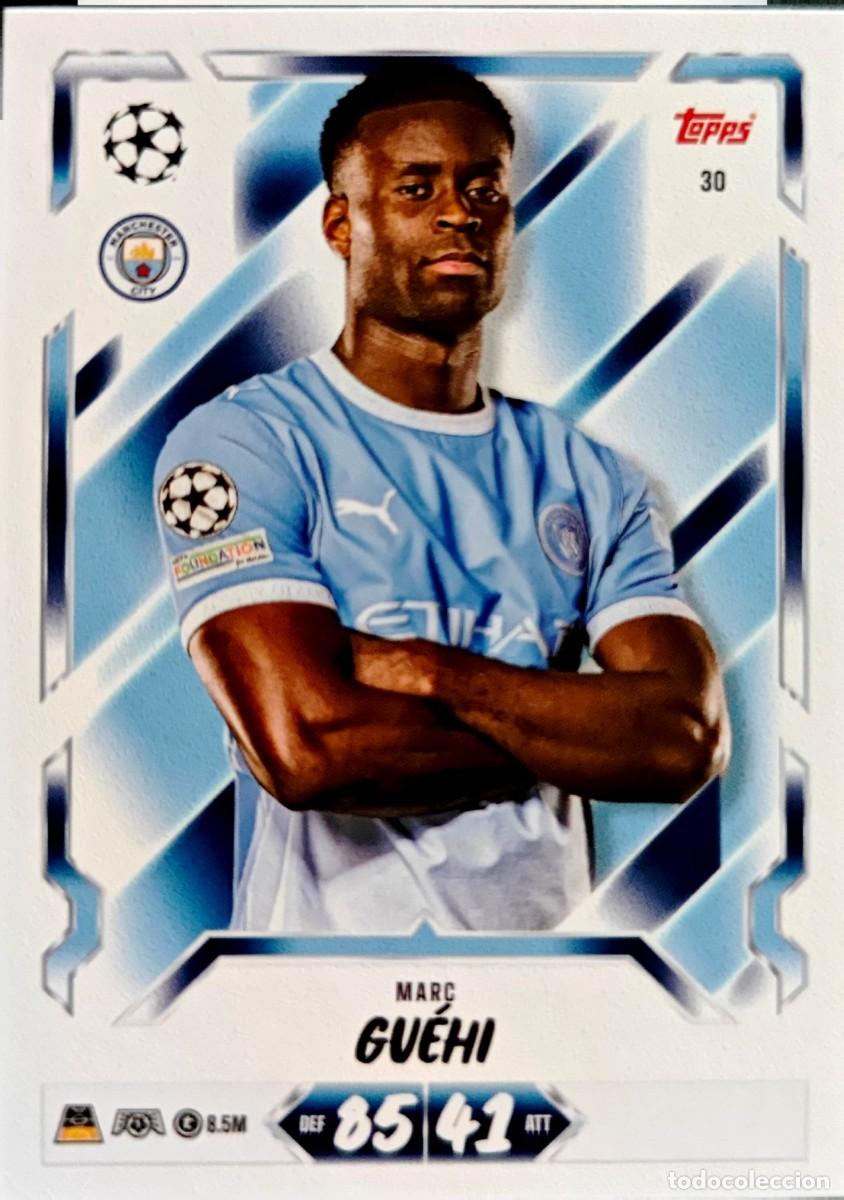 Football Stickers: 30 Marc Guehi - Manchester City - TOPPS Match Attax 2026 2027 26 27
