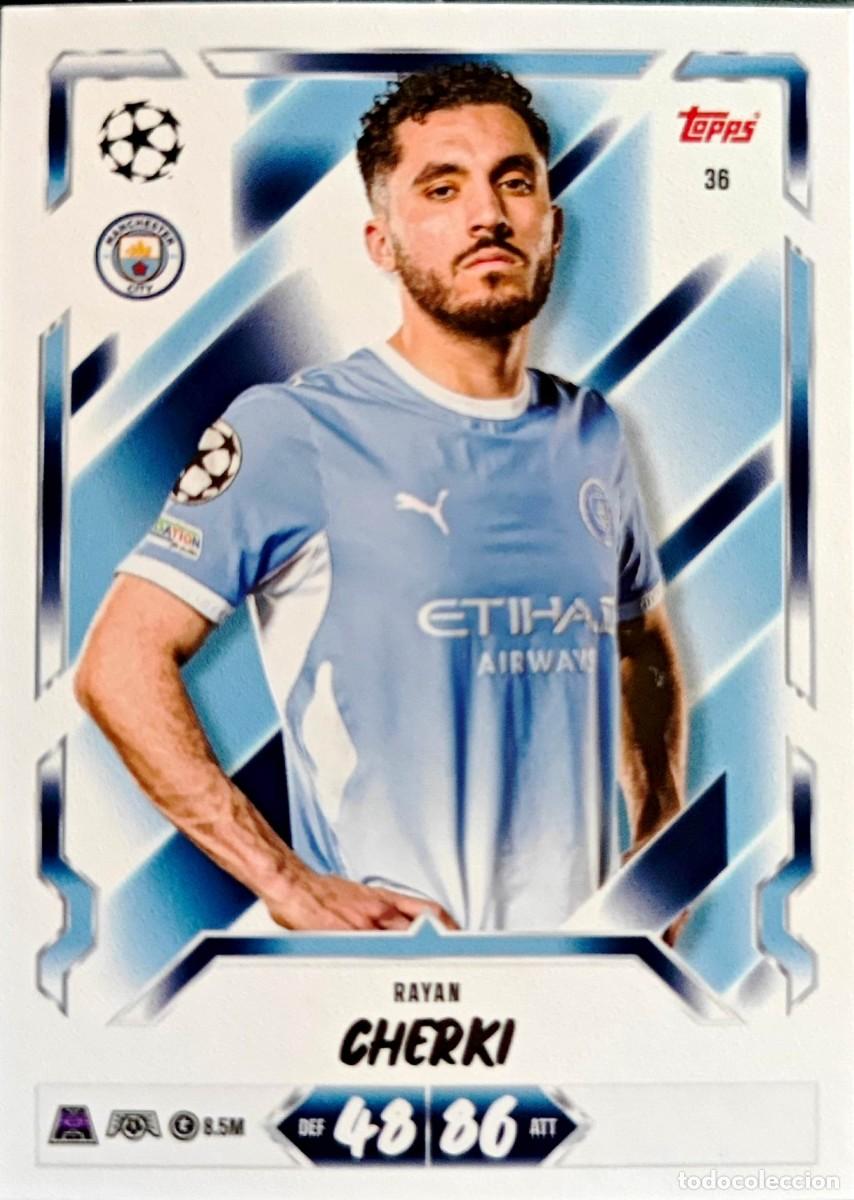 Cromos de f&uacute;tbol: 36 Rayan Cherki - Manchester City - TOPPS Match Attax 2026 2027 26 27