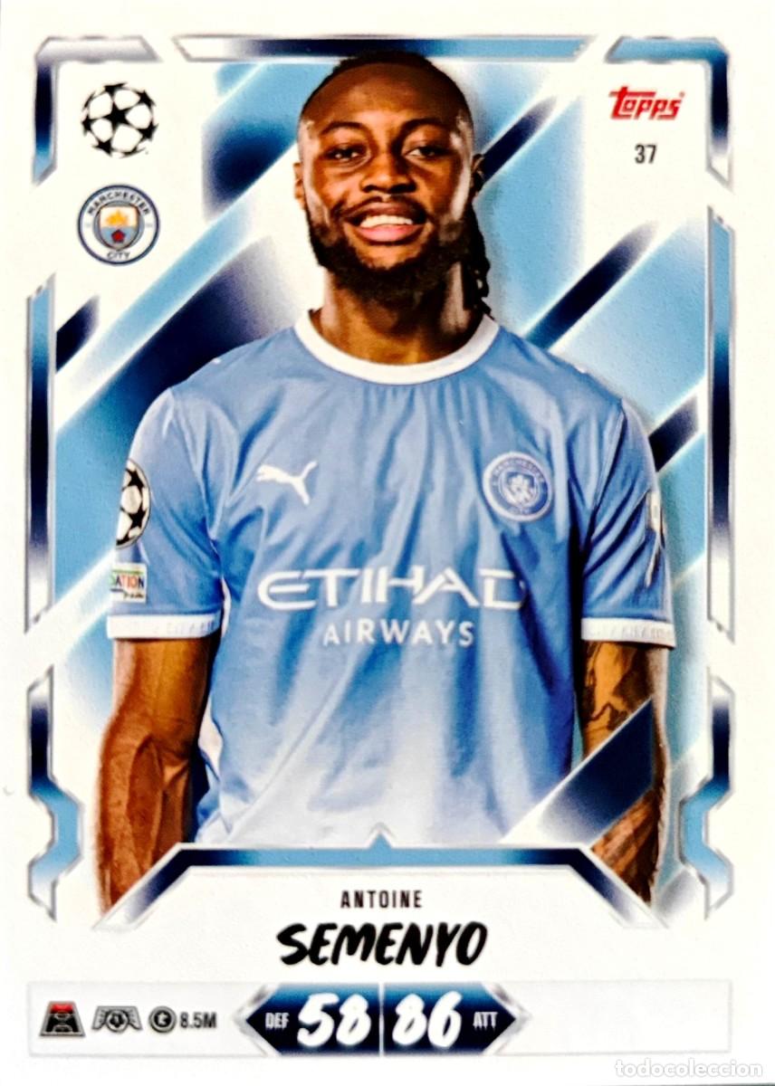 Cromos de f&uacute;tbol: 37 Antoine Semenyo - Manchester City - TOPPS Match Attax 2026 2027 26 27