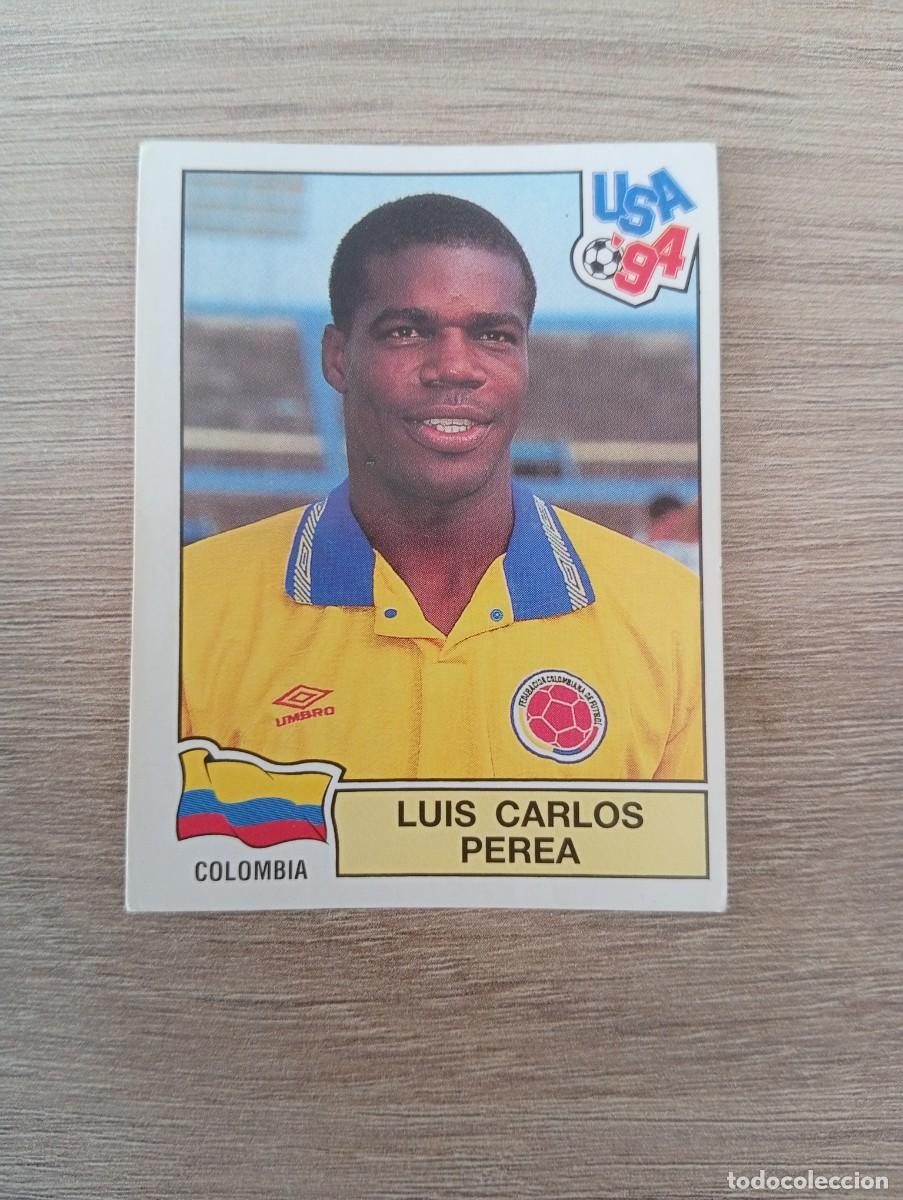 Cromos de f&uacute;tbol: LUIS CARLOS PEREA 56 COLOMBIA MUNDIAL USA 94 1994 SIN PEGAR NUNCA PEGADO