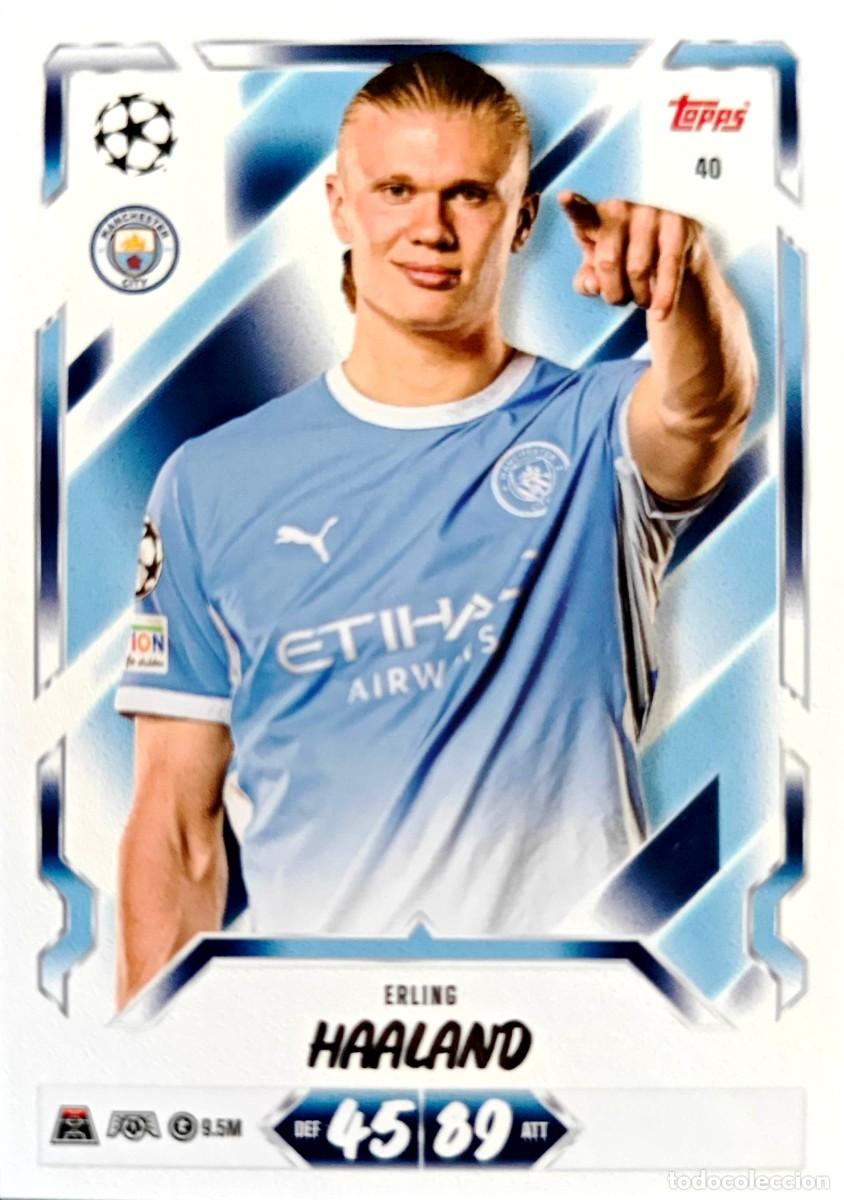 Cromos de f&uacute;tbol: 40 Erling Haaland - Manchester City - TOPPS Match Attax 2026 2027 26 27