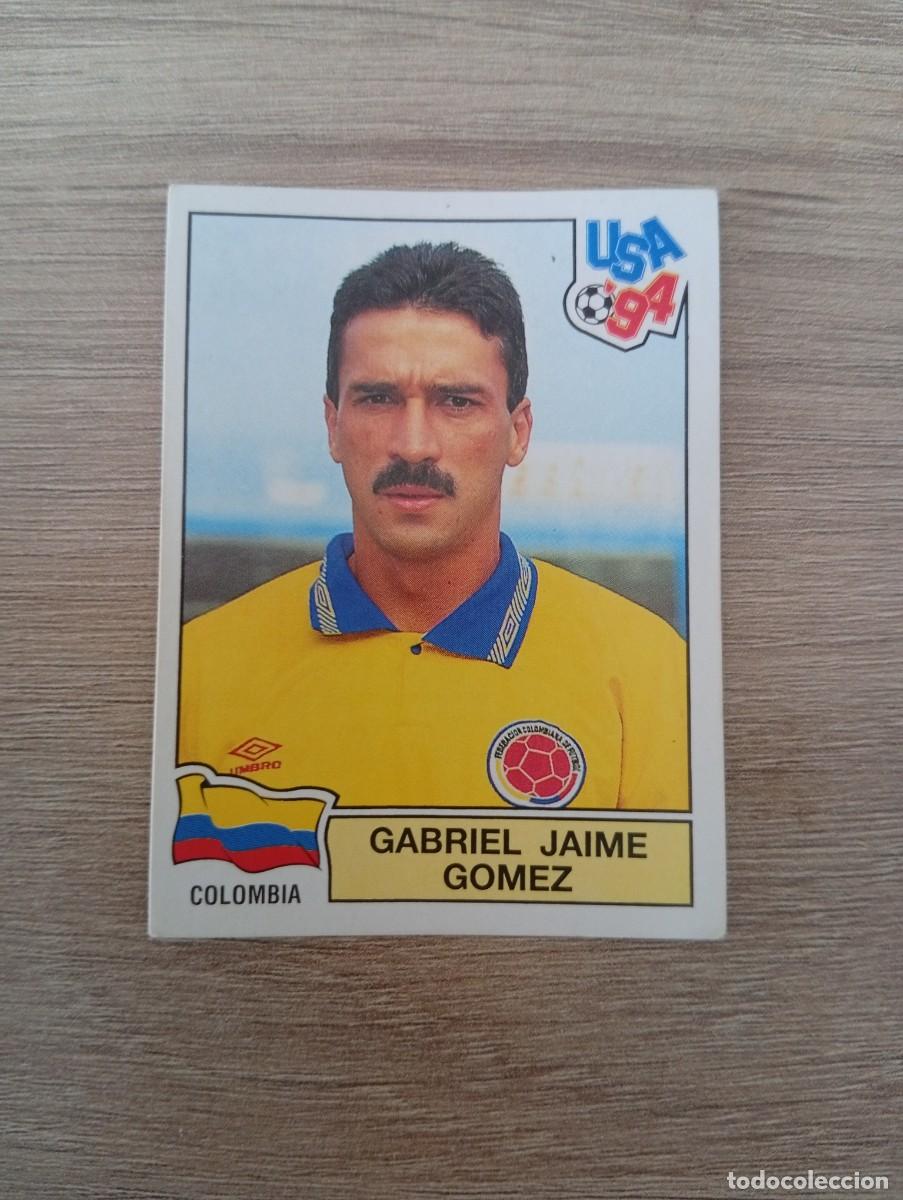 Football Stickers: GABRIEL JAIME GOMEZ 60 COLOMBIA MUNDIAL USA 94 1994 SIN PEGAR NUNCA PEGADO