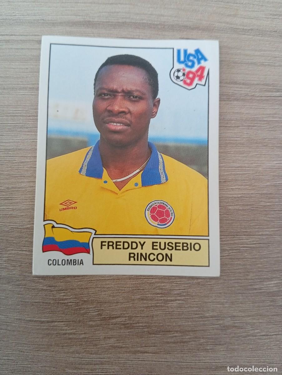 Cromos de f&uacute;tbol: FREDDY EUSEBIO RINCON 63 COLOMBIA MUNDIAL USA 94 1994 SIN PEGAR NUNCA PEGADO