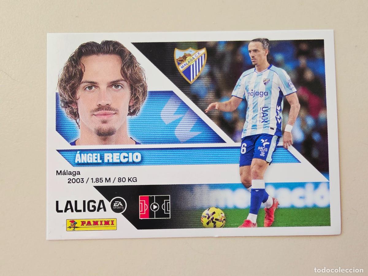 Cromos de f&uacute;tbol: 6 BIS &Aacute;ngel Recio, Coloca, M&aacute;laga CF, Panini Ediciones Liga Este 2026 2027 sin pegar
