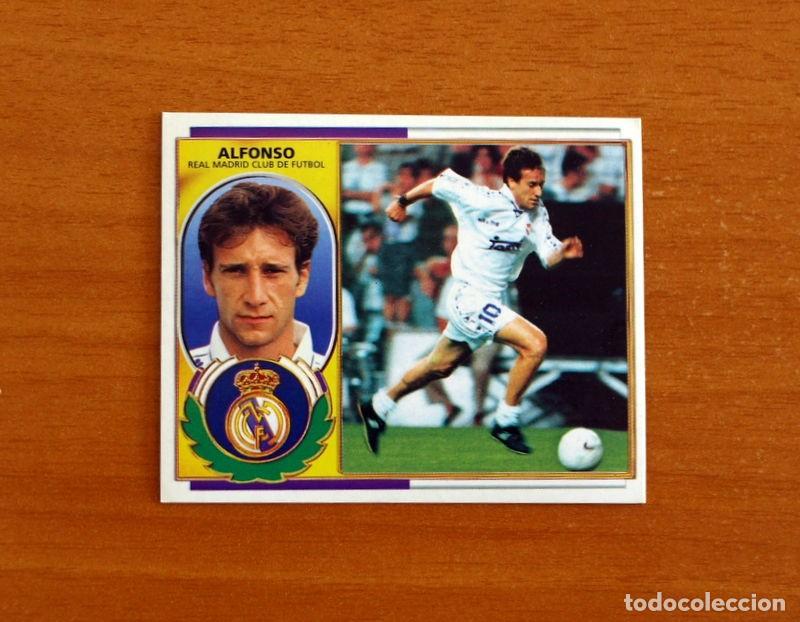 Cromos de f&uacute;tbol: Real Madrid - Alfonso - Baja - Versi&oacute;n - Ediciones Este Liga 1996-1997, 96-97 - Nunca Pegado