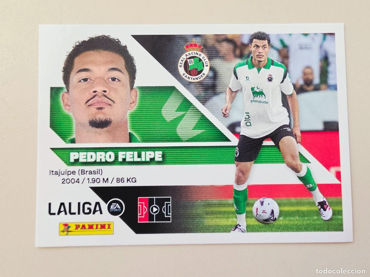 Cromos de f&uacute;tbol: 8 BIS Pedro Felipe, Coloca, Racing de Santander, Panini Ediciones Liga Este 2026 2027 sin pegar