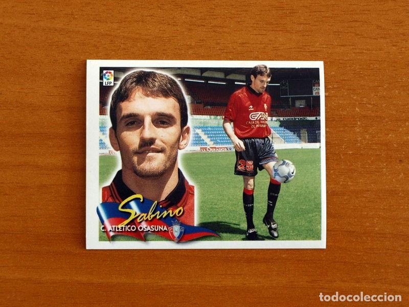 Cromos de f&uacute;tbol: Osasuna - Sabino - Fichaje n&ordm; 10 - Ediciones Este Liga 2000-2001, 00-01 - Nunca Pegado
