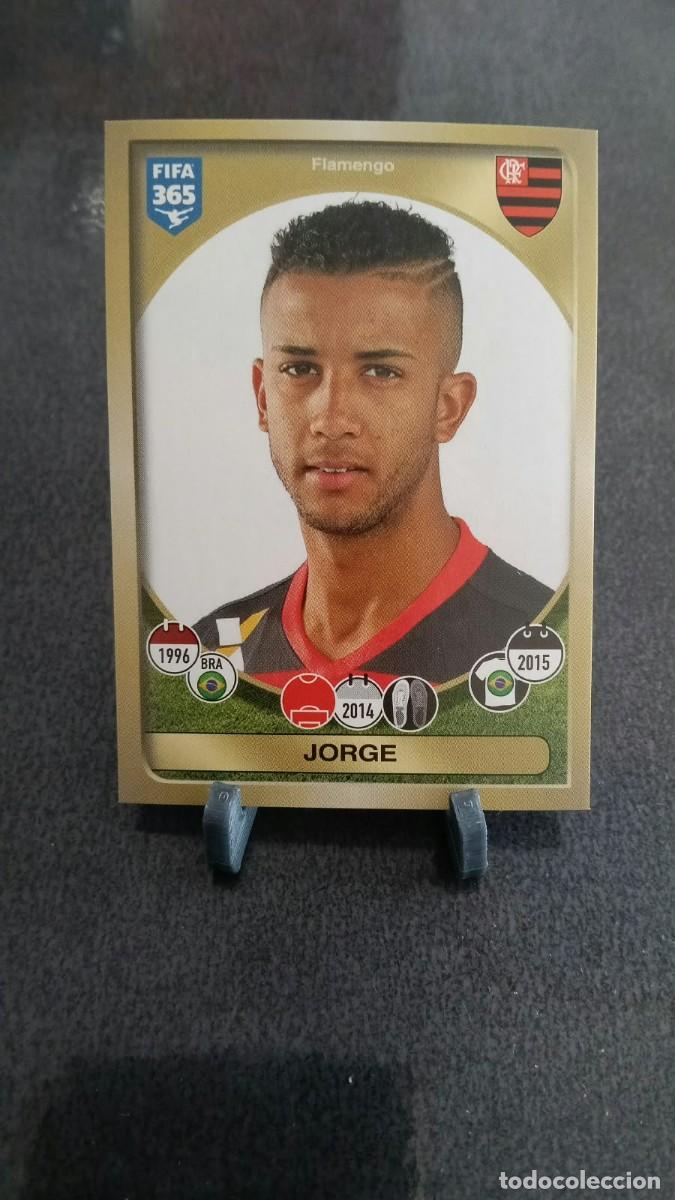 Cromos de f&uacute;tbol: Jorge 600 Flamengo 2016 2017 Fifa 365 Sin Pegar