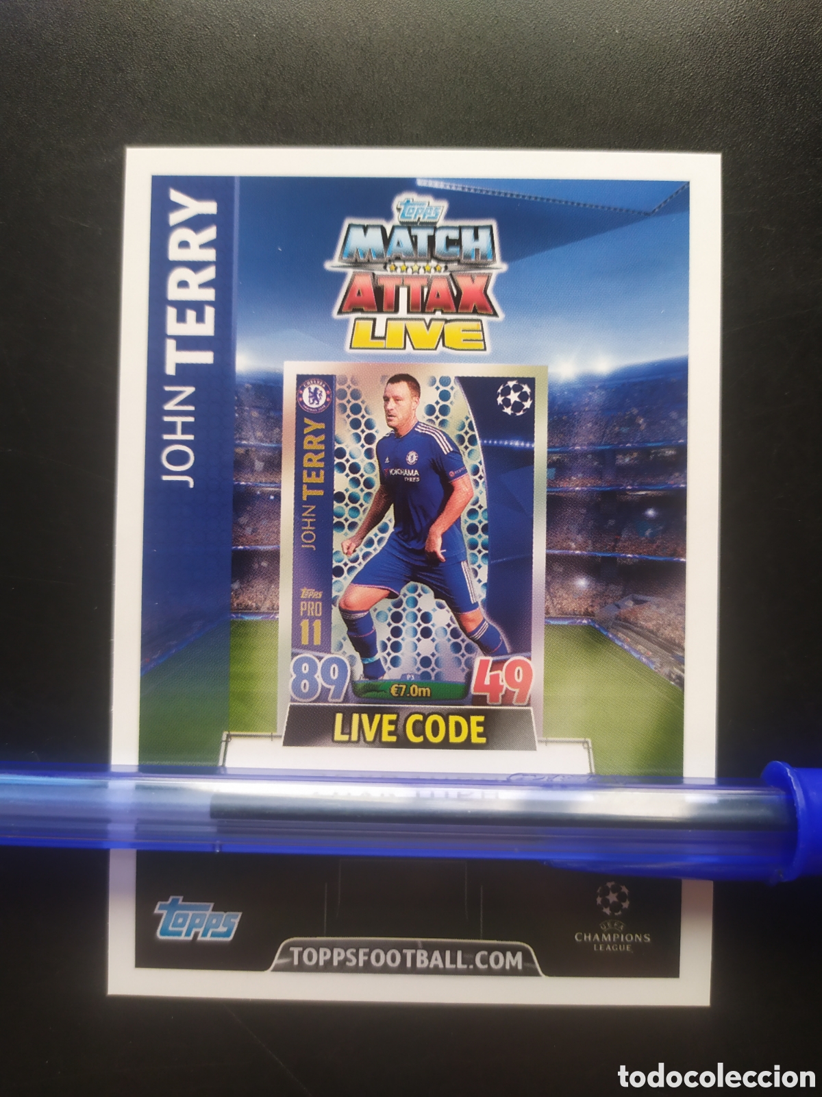 Fu&szlig;ball-Sticker: UEFA Champions match attax topps 2015 2016 15 16 live code Terry Chelsea