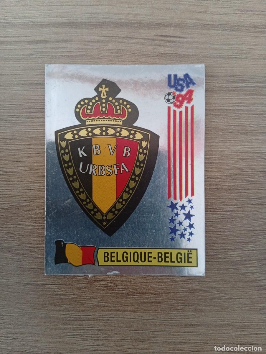 Fu&szlig;ball-Sticker: ESCUDO BELGICA 382 MUNDIAL USA 94 1994 SIN PEGAR NUNCA PEGADO