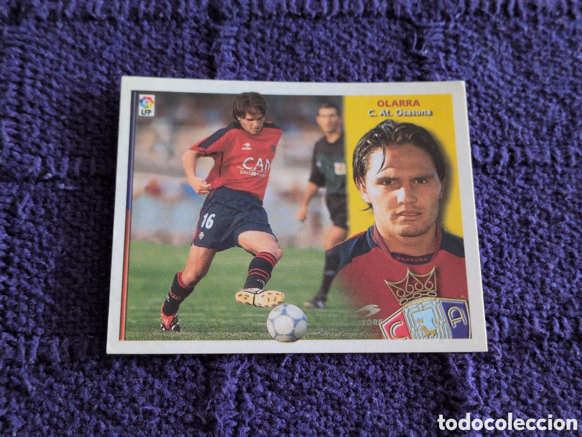 Fu&szlig;ball-Sticker: EDICIONES ESTE 2002-2003 OLARRA (OSASUNA) BAJA LIGA 02-03 NUNCA PEGADO SIN PEGAR