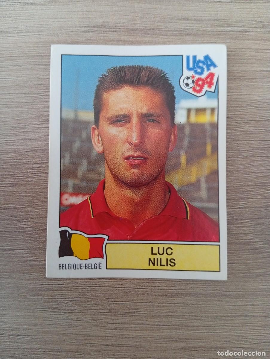 Fu&szlig;ball-Sticker: LUC NILIS 392 BELGICA MUNDIAL USA 94 1994 SIN PEGAR NUNCA PEGADO