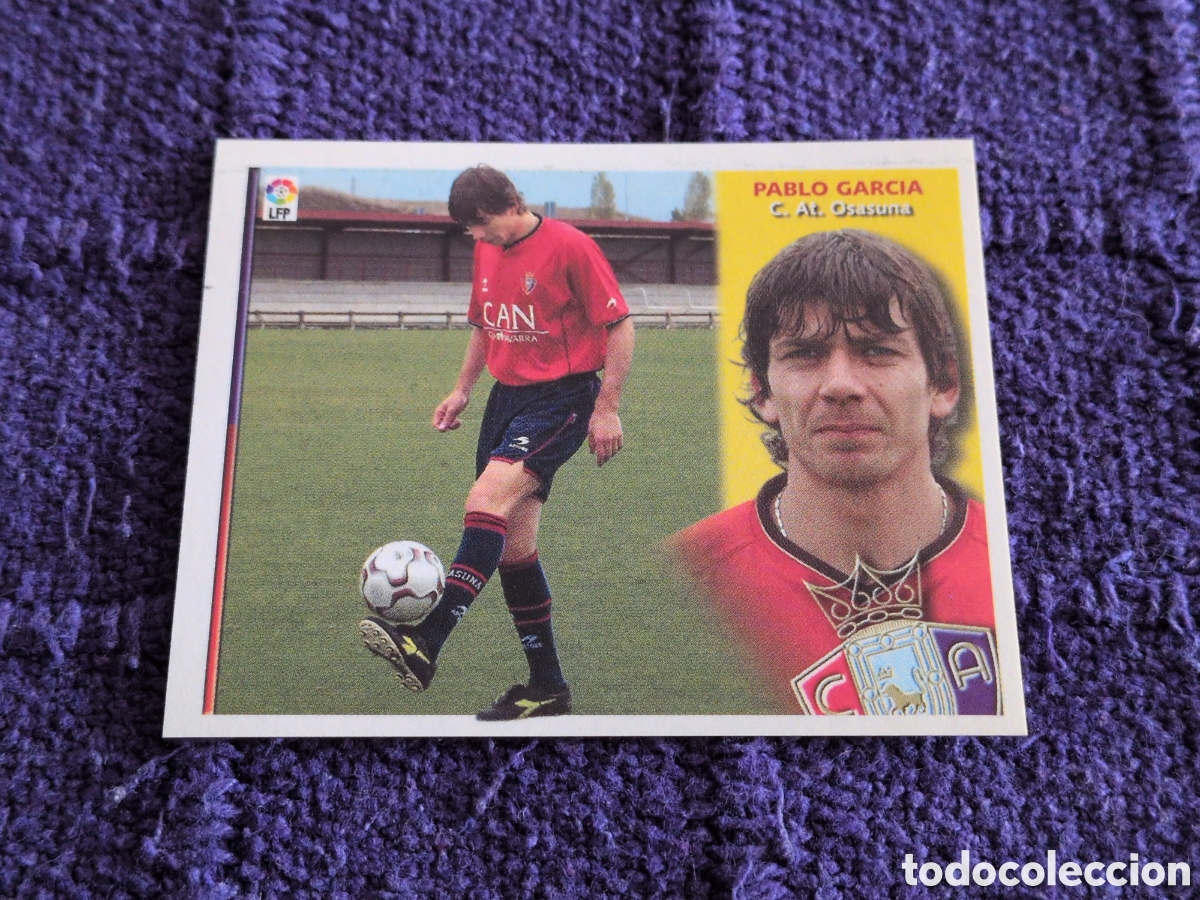 Fu&szlig;ball-Sticker: PABLO GARCIA OSASUNA COLOCA LIGA ESTE 2002/03 02 03 NUNCA PEGADO SIN PEGAR