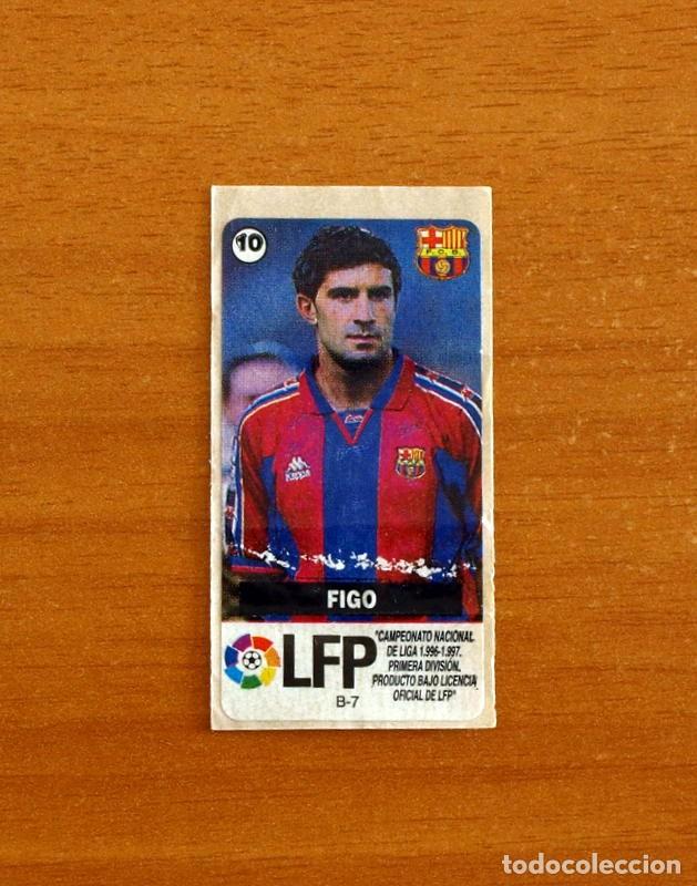 Cromos de f&uacute;tbol: F&uacute;tbol Club Barcelona - Figo - &Aacute;lbum del chicle 1996-1997, 96-97 - Nunca Pegado