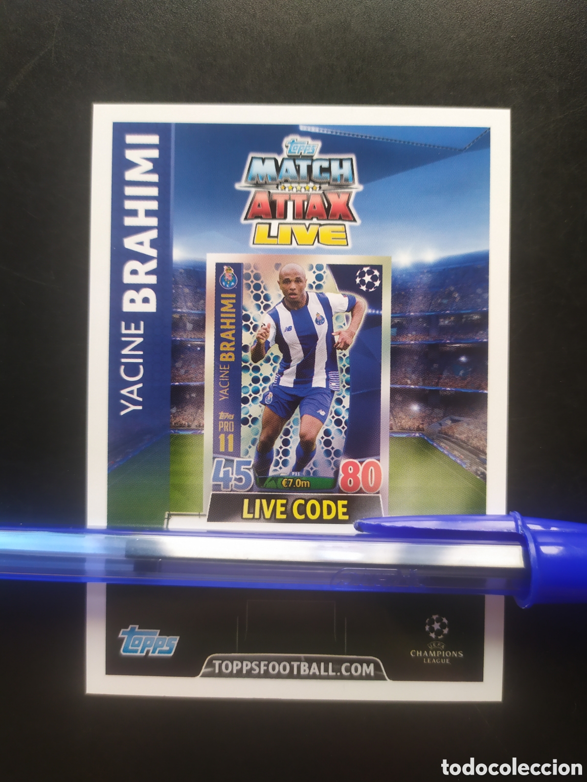 Cromos de f&uacute;tbol: UEFA Champions match attax topps 2015 2016 15 16 live code Brahimi Oporto