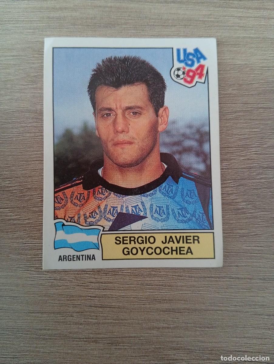 Cromos de f&uacute;tbol: SERGIO JAVIER GOYCOECHEA 245 ARGENTINA MUNDIAL USA 94 1994 SIN PEGAR NUNCA PEGADO