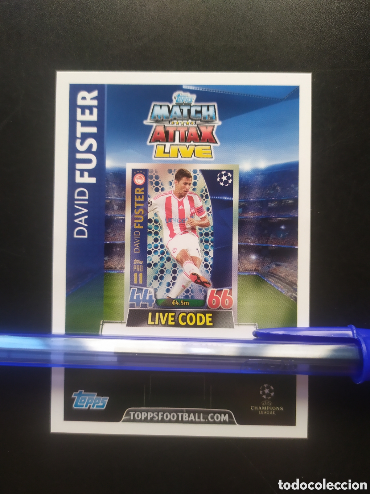 Cromos de f&uacute;tbol: UEFA Champions match attax topps 2015 2016 15 16 live code Fuster Olympiacos