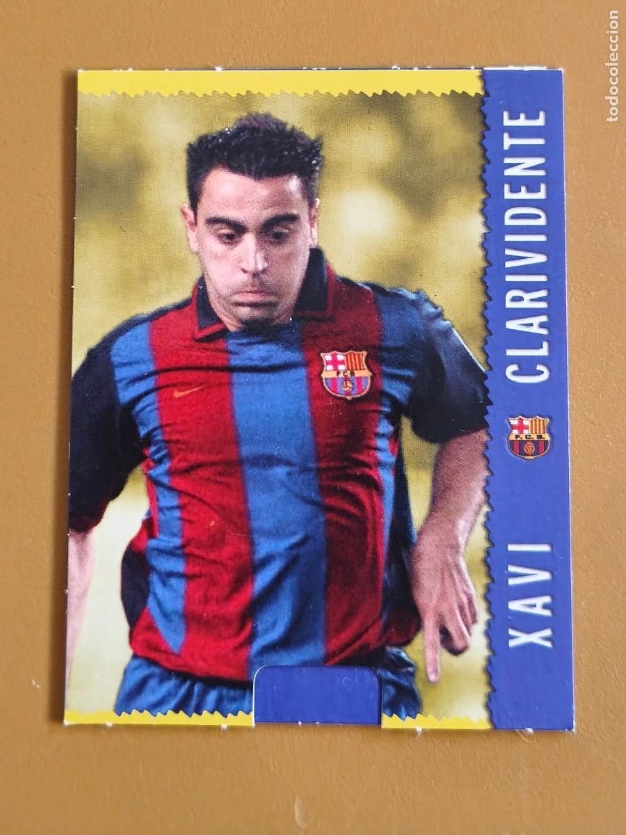 Cromos de f&uacute;tbol: xavi, liga 2005 mundicromo