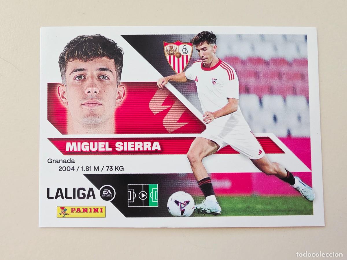 Cromos de f&uacute;tbol: 19 BIS Miguel Sierra, Coloca, Sevilla FC, Panini Ediciones Liga Este 2026 2027 sin pegar