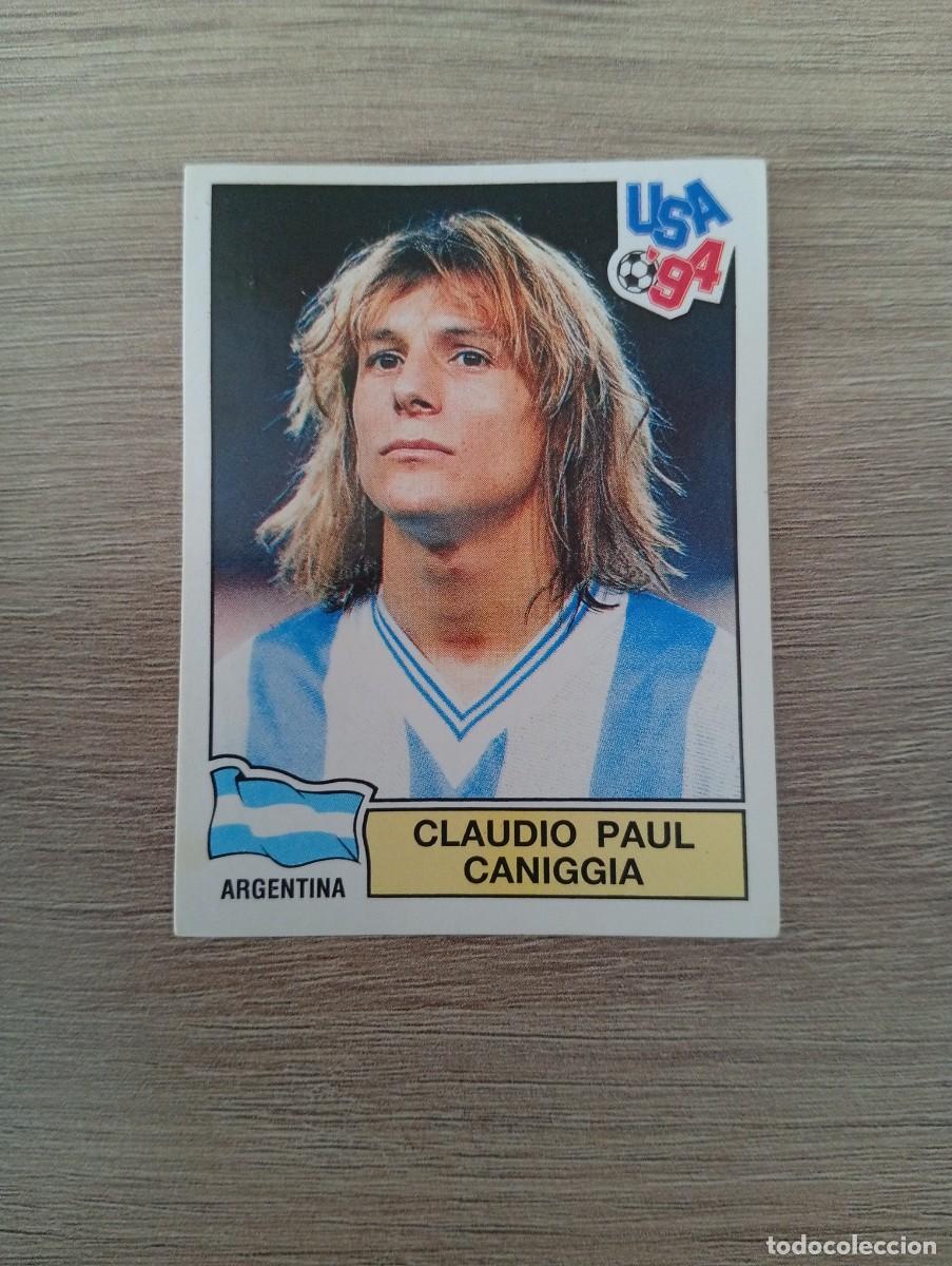 Cromos de f&uacute;tbol: CLAUDIO PAUL CANIGGIA 261 ARGENTINA MUNDIAL USA 94 1994 SIN PEGAR NUNCA PEGADO