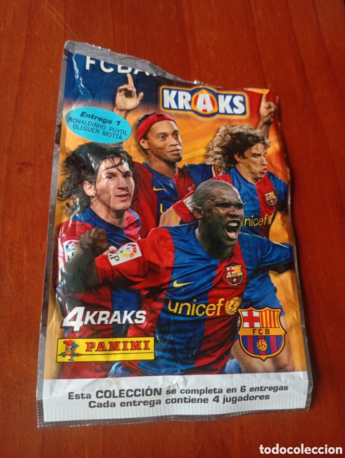 Cromos de f&uacute;tbol: SOBRE VACIO KRAKS BARCELONA FUTBOL CLUB