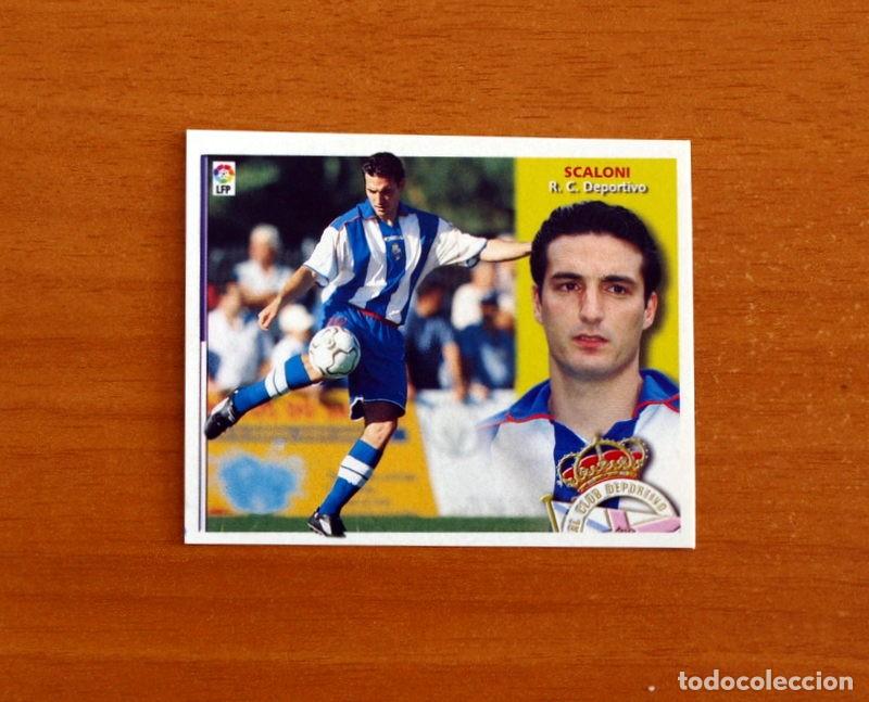 Cromos de f&uacute;tbol: Deportivo la Coru&ntilde;a - Scaloni - Ediciones Este Liga 2002-2003, 02-03 - Nunca Pegado