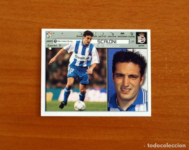 Cromos de Futebol: Deportivo La Coru&ntilde;a - Scaloni - Ediciones Este Liga 2001-2002, 01-02 - Nunca Pegado