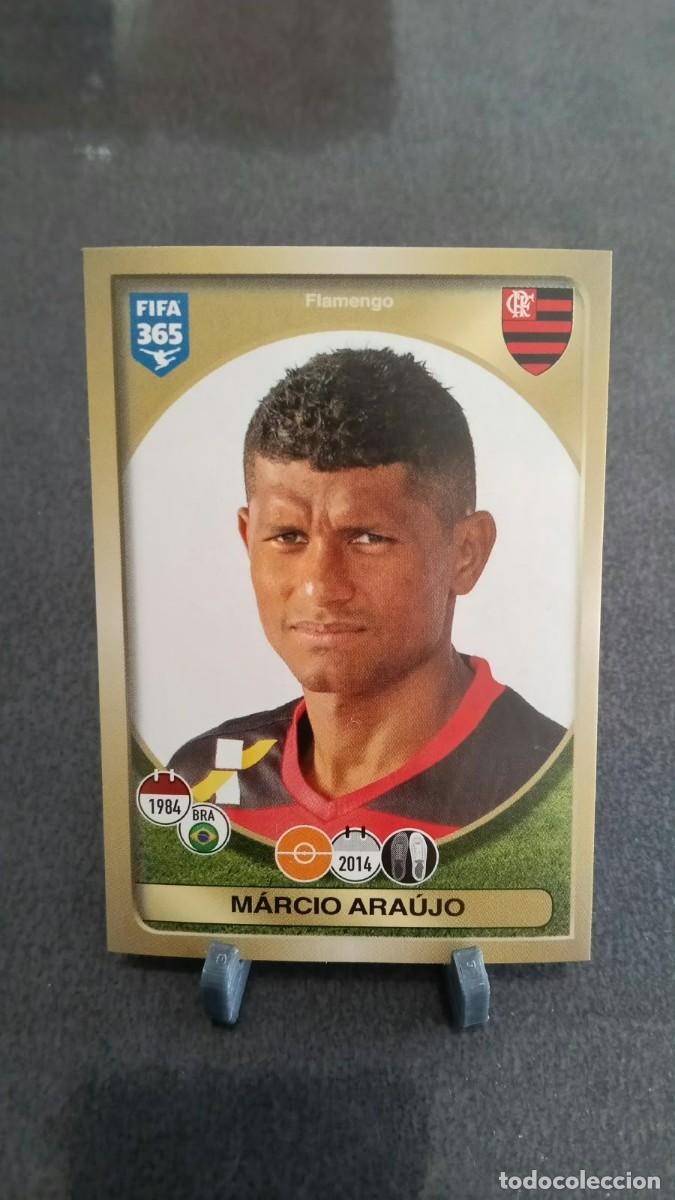 Cromos de Futebol: Marcio Araujo 607 Flamengo 2016 2017 Fifa 365 Sin Pegar