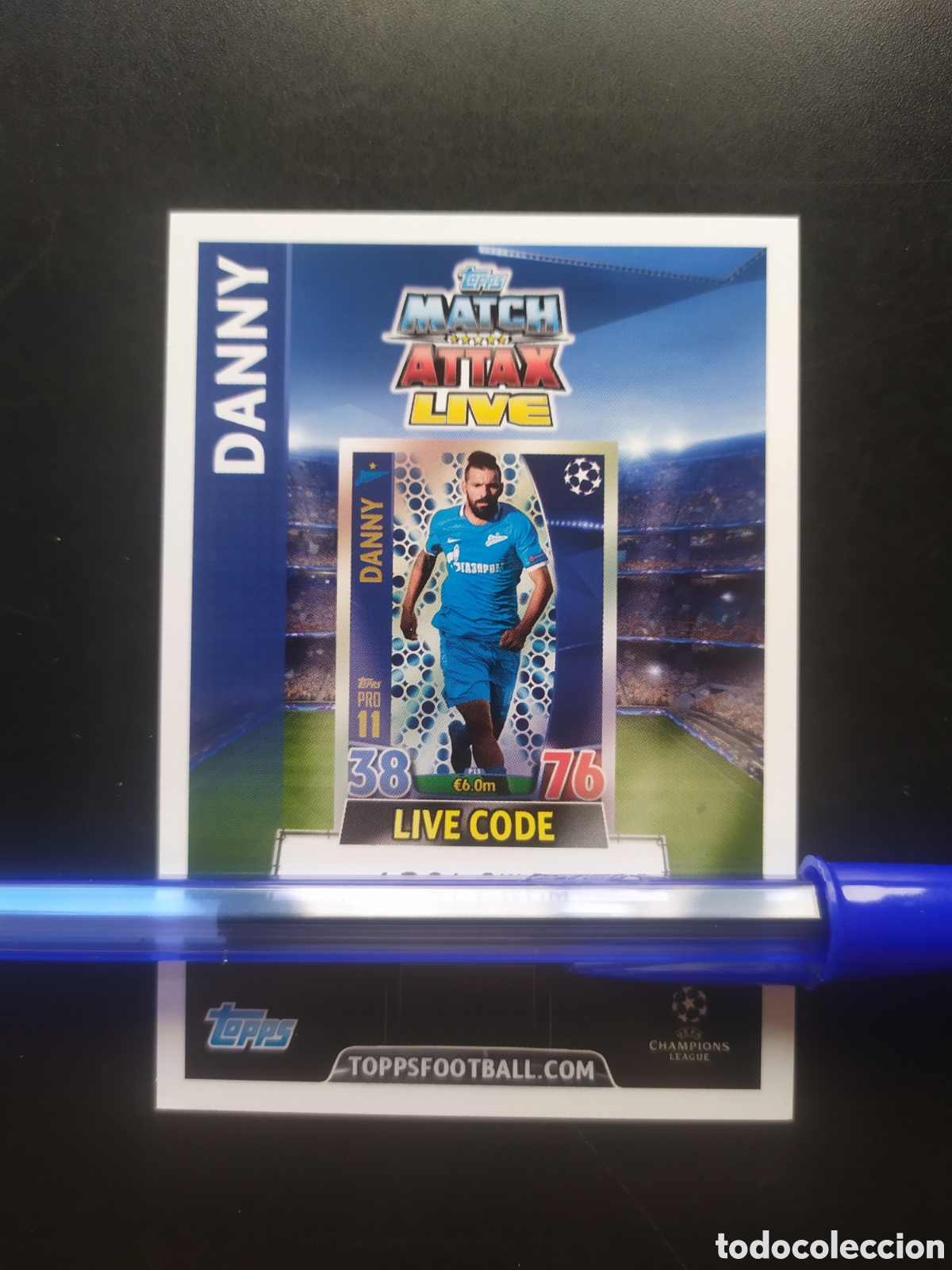 Cromos de f&uacute;tbol: UEFA Champions match attax topps 2015 2016 15 16 live code Danny Zenit