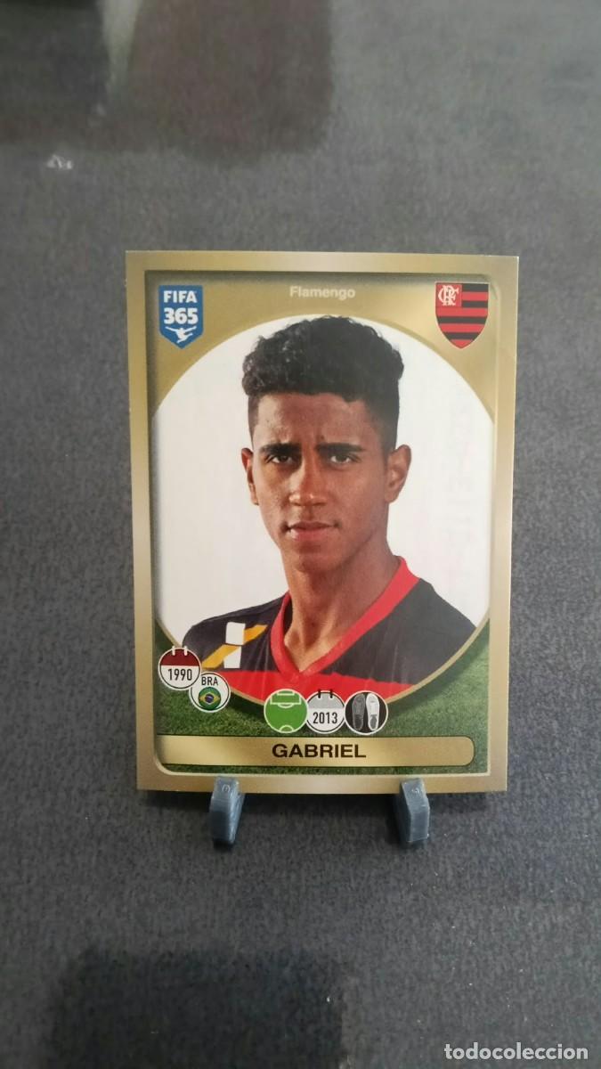 Cromos de f&uacute;tbol: Gabriel 608 Flamengo 2016 2017 Fifa 365 Sin Pegar