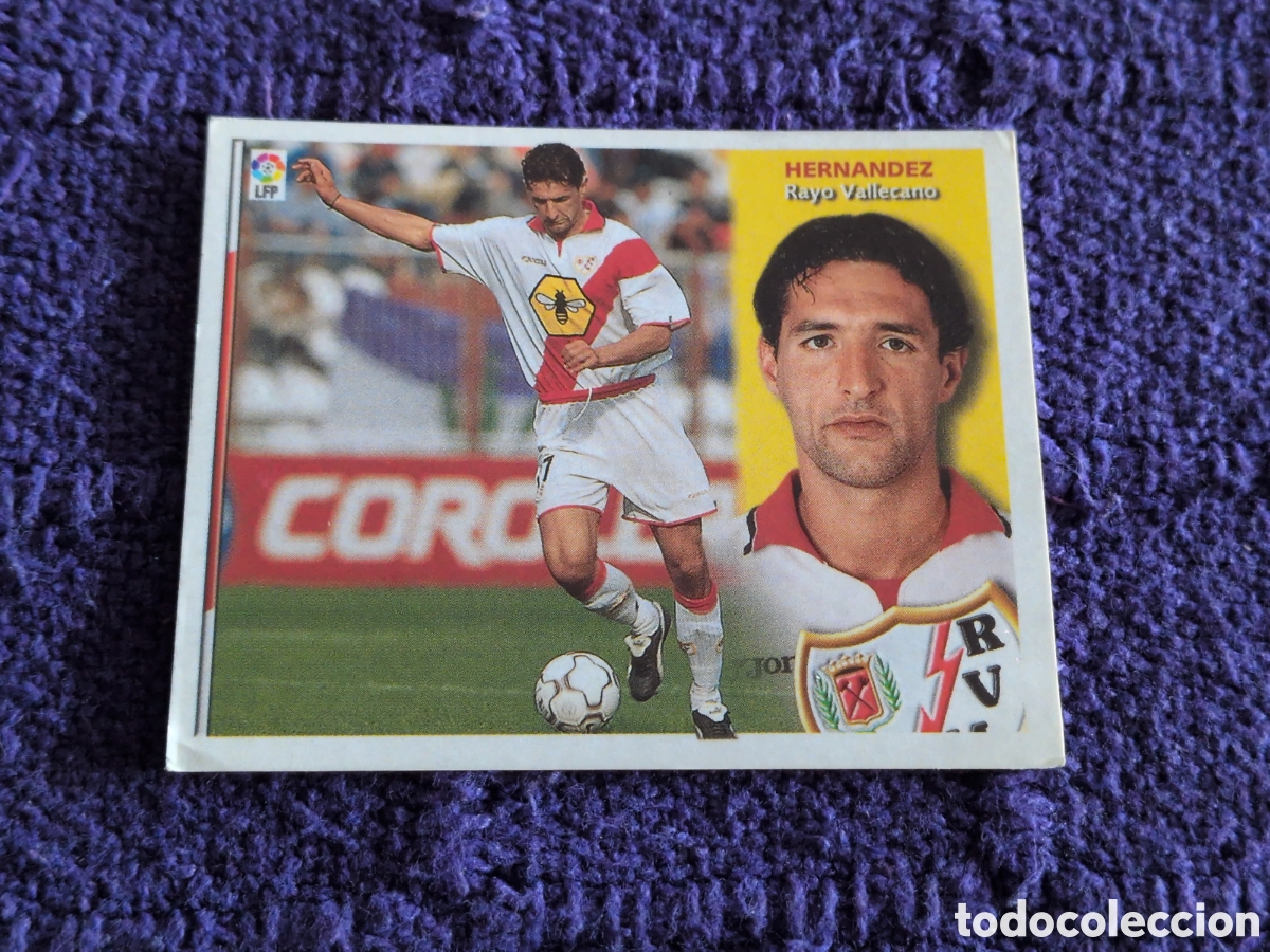 Fu&szlig;ball-Sticker: HERNANDEZ RAYO VALLECANO BAJA LIGA ESTE 2002/03 02 03 NUNCA PEGADO SIN PEGAR