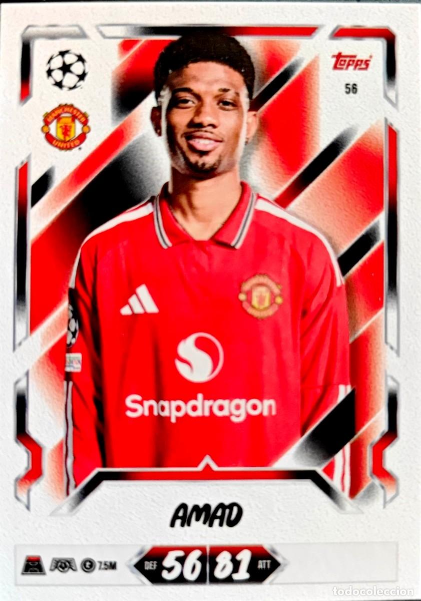 Cromos de f&uacute;tbol: 56 Amad - Manchester United - TOPPS Match Attax 2026 2027 26 27