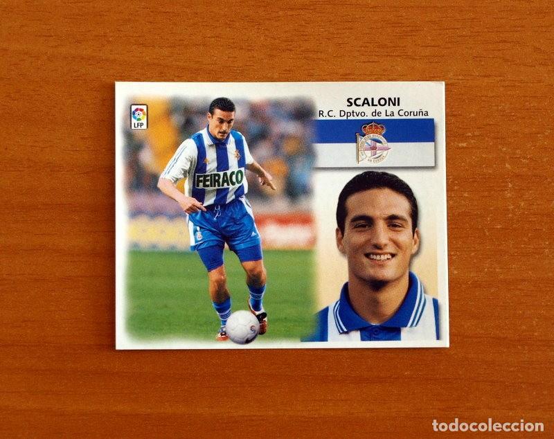 Cromos de f&uacute;tbol: Deportivo La Coru&ntilde;a - Scaloni - Ediciones Este Liga 1999-2000, 99-00 - Nunca Pegado