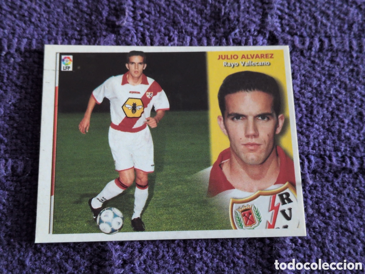 Fu&szlig;ball-Sticker: JULIO ALVAREZ RAYO VALLECANO COLOCA LIGA ESTE 2002/03 02 03 NUNCA PEGADO SIN PEGAR