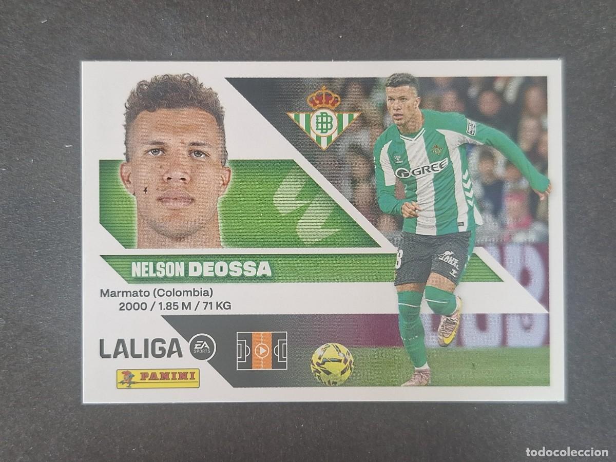 Cromos de f&uacute;tbol: L2 DEOSSA REAL BETIS BALOMPIE COLOCA LIGA ESTE 2026 2027 26 27 NUNCA PEGADO SIN PEGAR