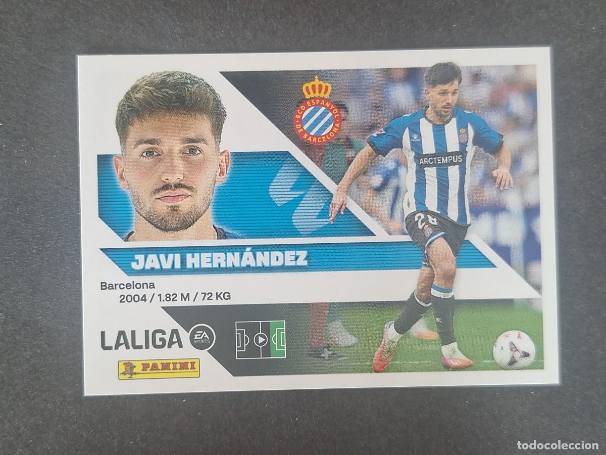 Cromos de f&uacute;tbol: L2 JAVI HERNANDEZ R. C. D. ESPA&Ntilde;OL COLOCA LIGA ESTE 2026 2027 26 27 NUNCA PEGADO SIN PEGAR