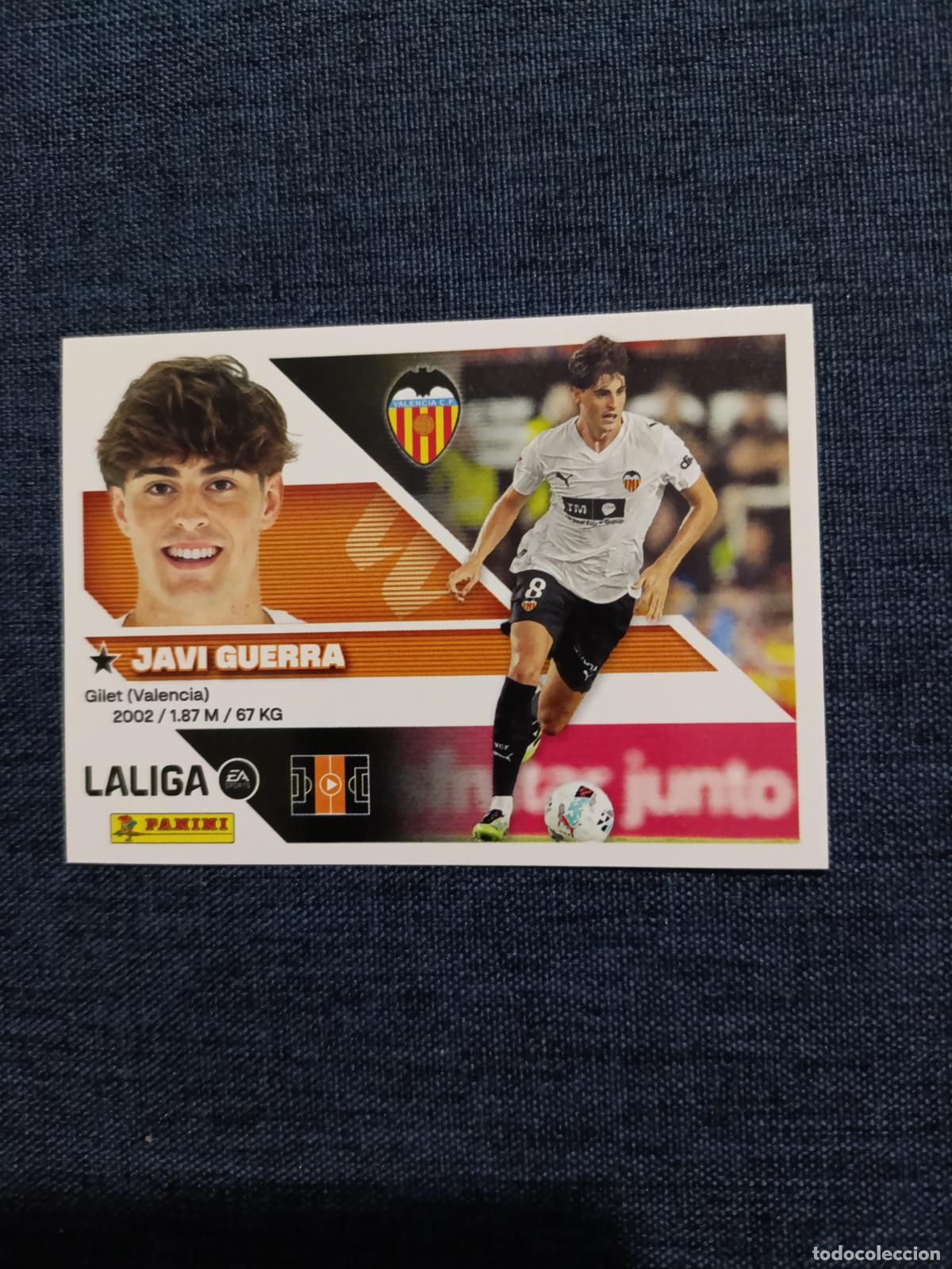 Cromos de f&uacute;tbol: LIGA ESTE 2026 2027 VALENCIA CF N&ordm;13 JAVI GUERRA