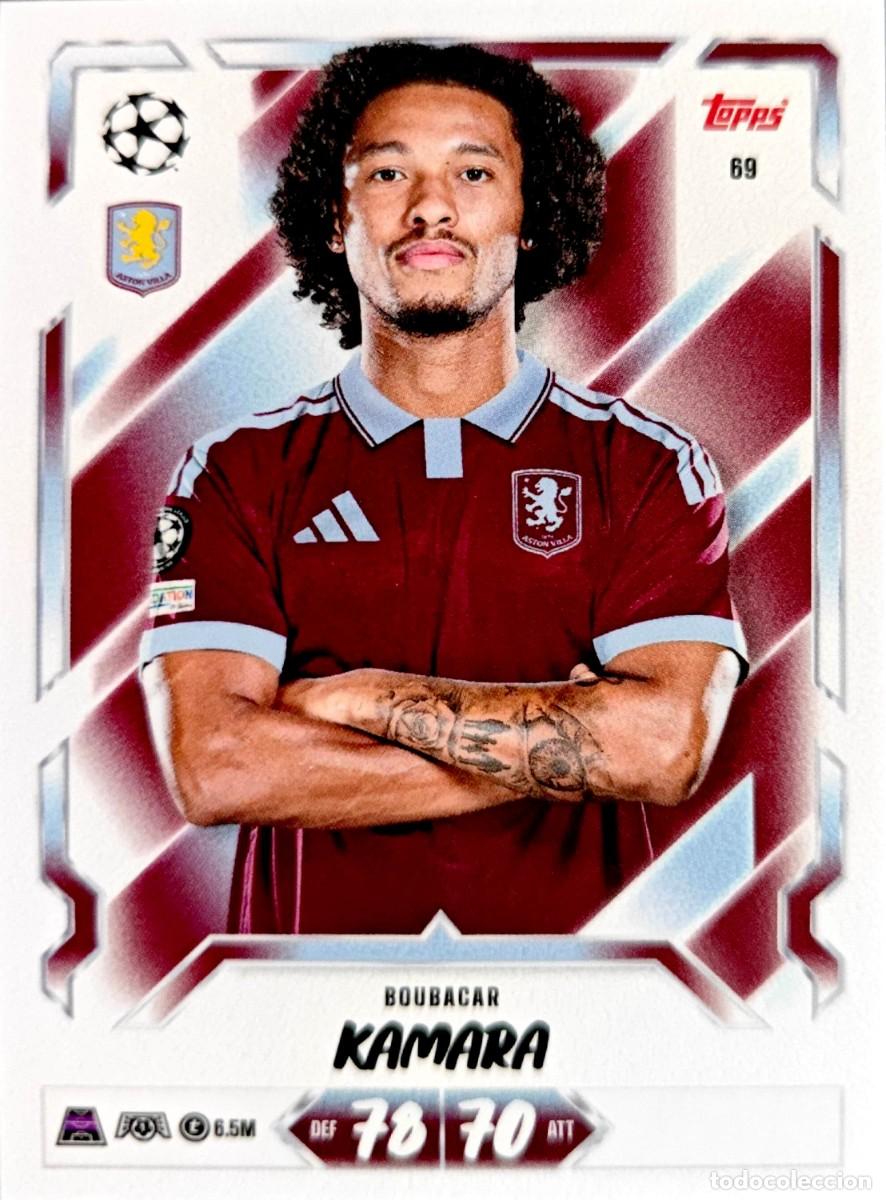 Cromos de f&uacute;tbol: 69 Boubacar Kamara - Aston Villa FC - TOPPS Match Attax 2026 2027 26 27